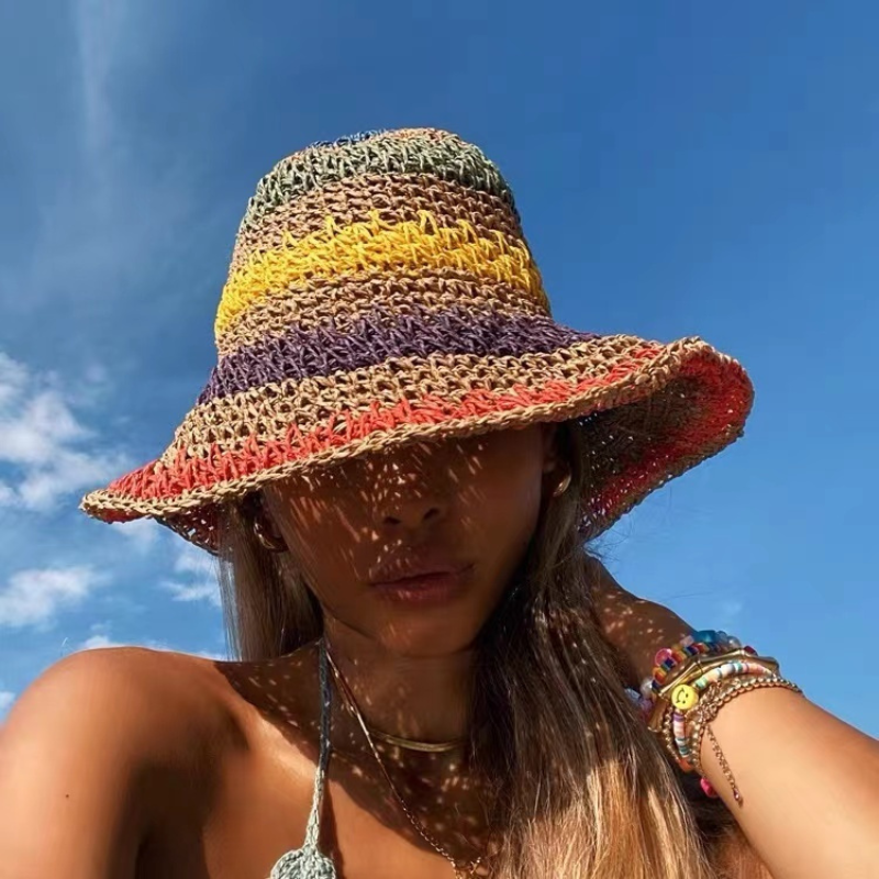 Chapéu Primavera - Chapéu de praia feminino, estilo Boho